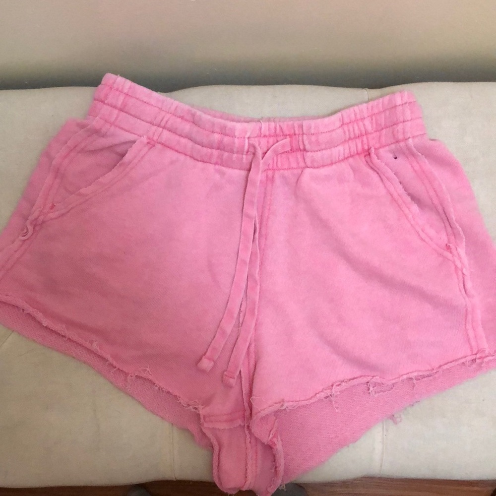 Pink LA hearts/PacSun sweat shorts